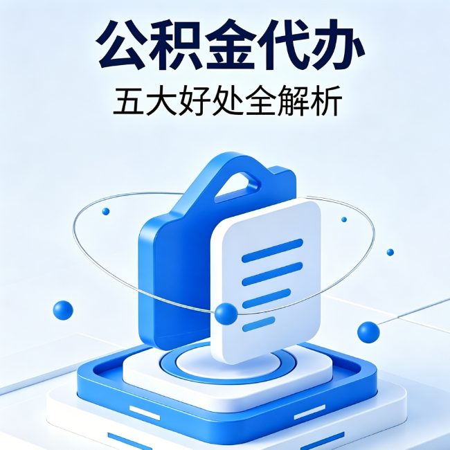 陕西公积金代办到底值不值？这5大好处让你少走弯路